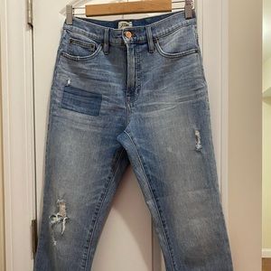 J.Crew Vintage crop jeans,